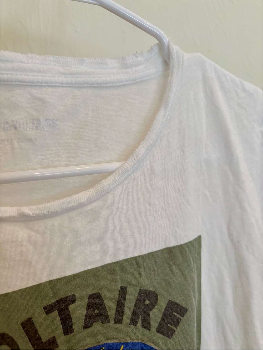 Zadig & Voltaire White Graphic Skull Guitar Tee - Picture 7 of 10